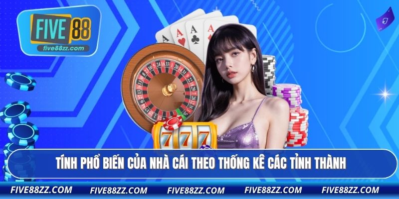 Tính phổ biến của nhà cái theo thống kê các tỉnh thành